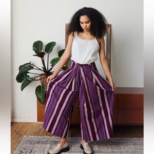 Rujuta Sheth burgundy Frida pants size large